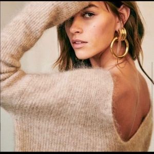 Rare sezane Zebulon sweater, sand